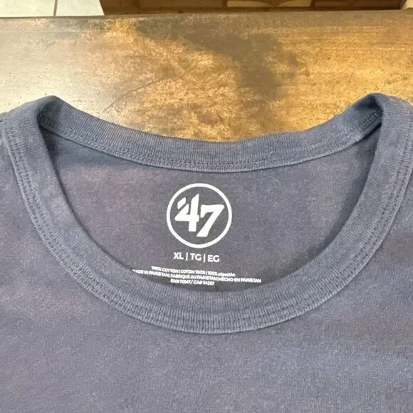 New England Patriots NFL Dusted Jet Blue Shirt Size Men's XL Sportswear Football - Picture 2 of 8